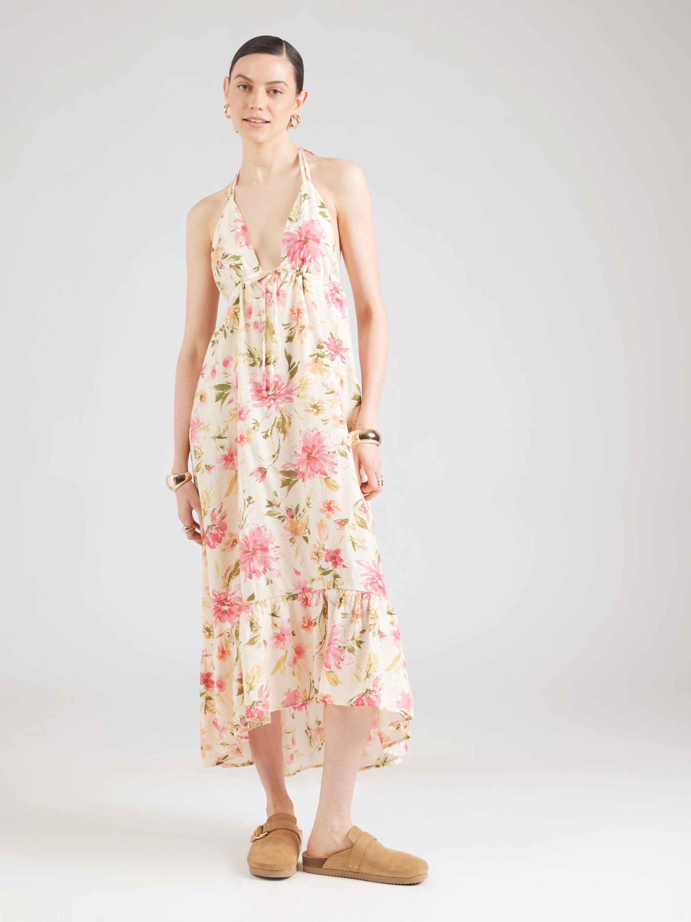 ONLY Sommerkleid ONLFlower (1-tlg) Drapiert/gerafft