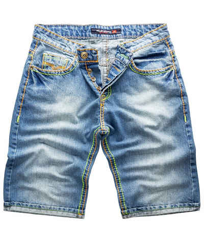 Rock Creek Jeansshorts Herren Shorts Denim Blau RC-2078