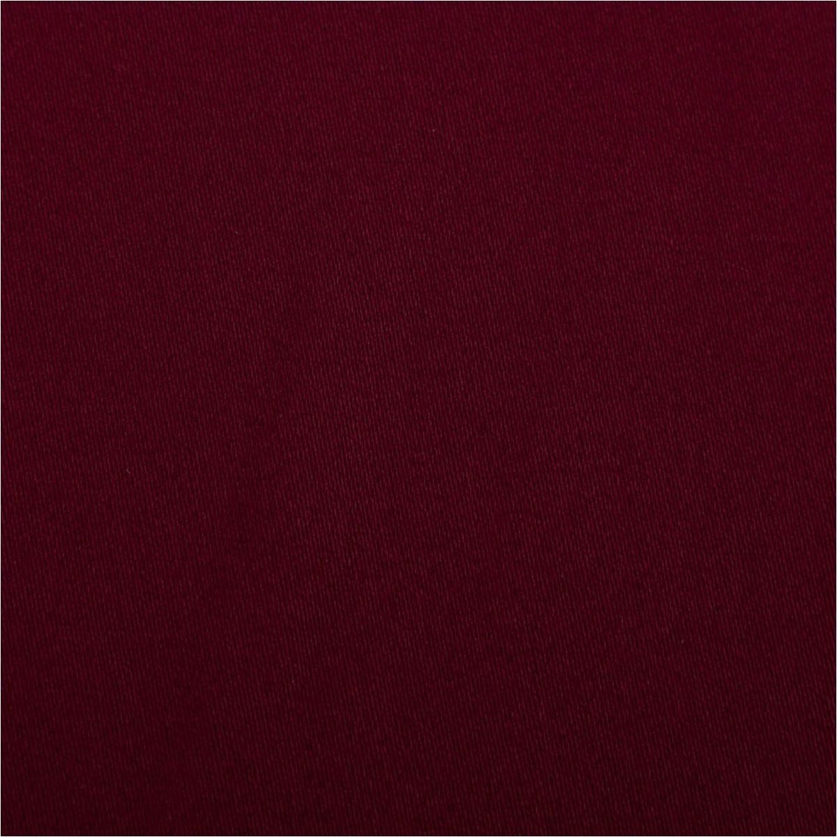 SCHÖNER LEBEN. Stoff Baumwollstoff Meterware Satin Spandex bordeaux rot 146cm, atmungsaktiv