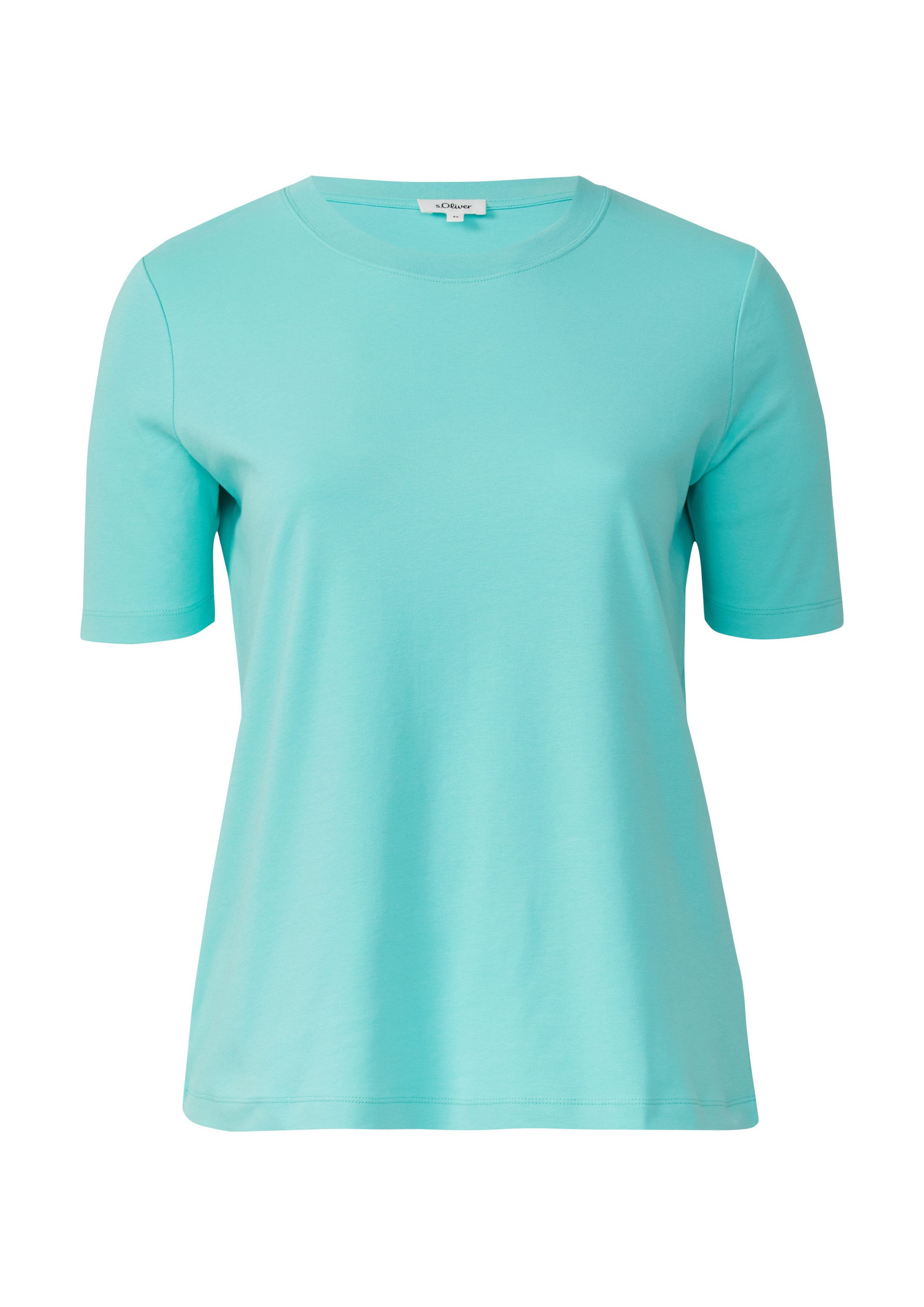 s.Oliver Kurzarmshirt T-Shirt T-Shirt aus Interlockjersey günstig online kaufen