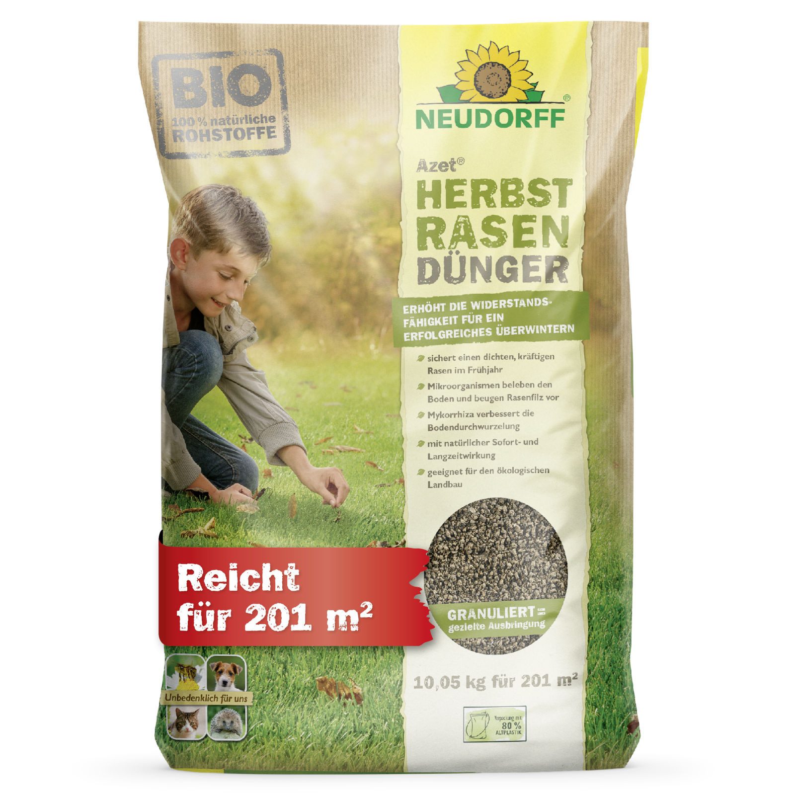 Neudorff Rasendünger Azet HerbstRasenDünger 10 kg