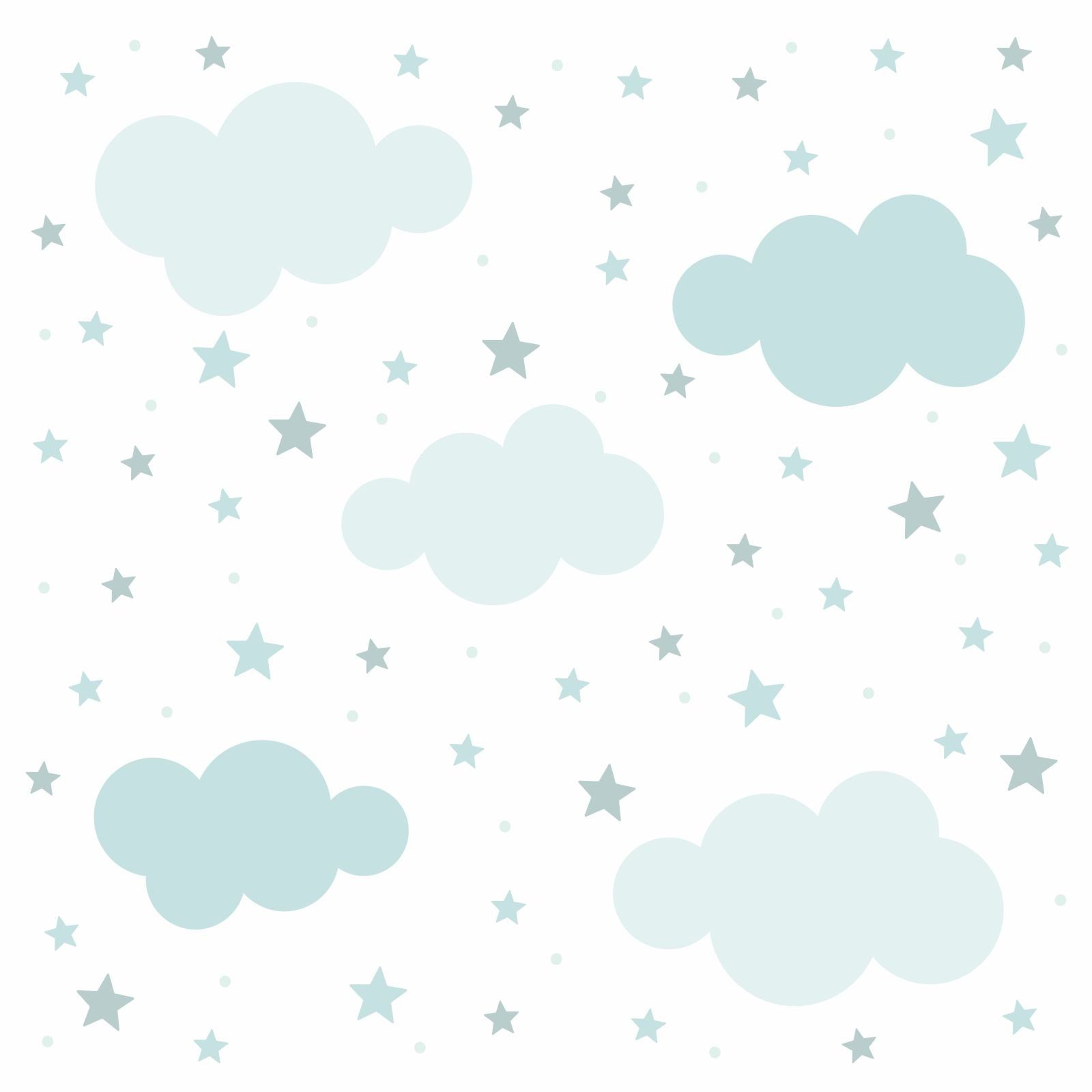 nikima Wandtattoo 138 Wolken, Sterne und günstig online kaufen
