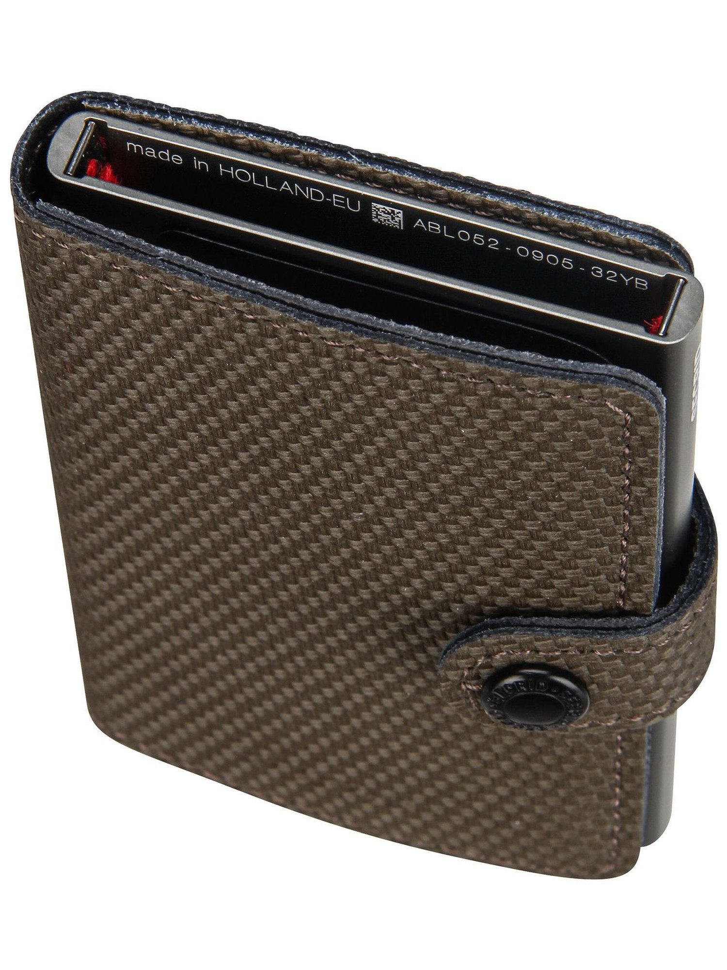 SECRID Geldbörse Miniwallet Carbon