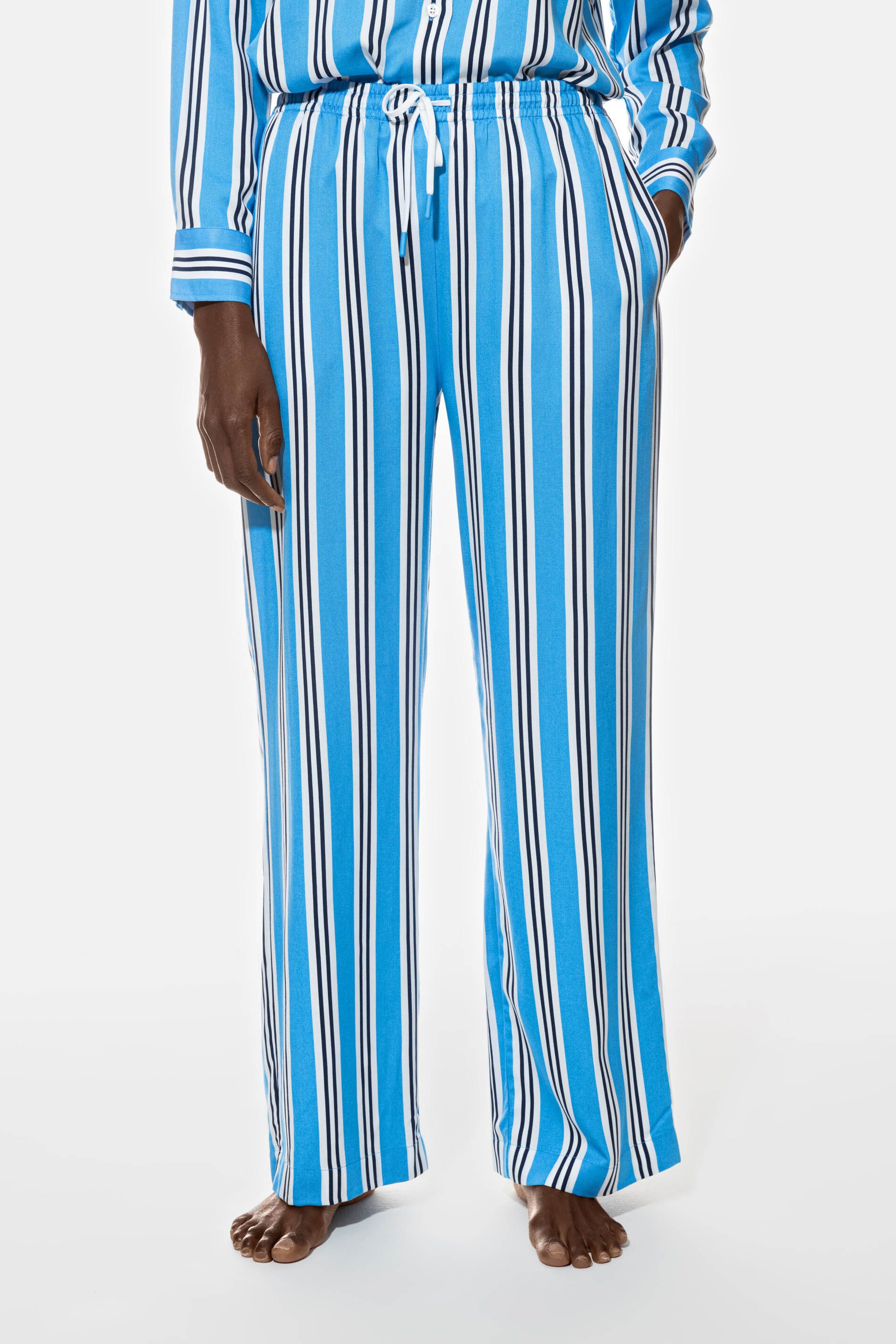 Mey Schlafhose Mey Damen Hose lang Streifen-Design Hose (1-tlg)