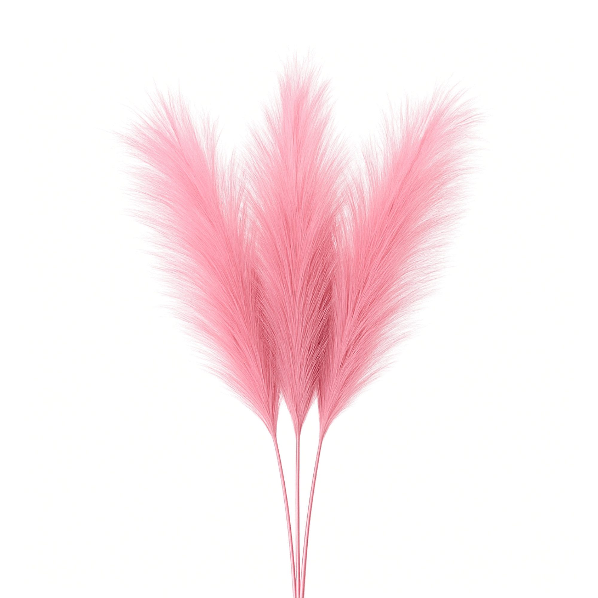 Kunstpflanze Künstliches Pampasgras Trockenblumen Deko XXL Kunstblume Rosa günstig online kaufen