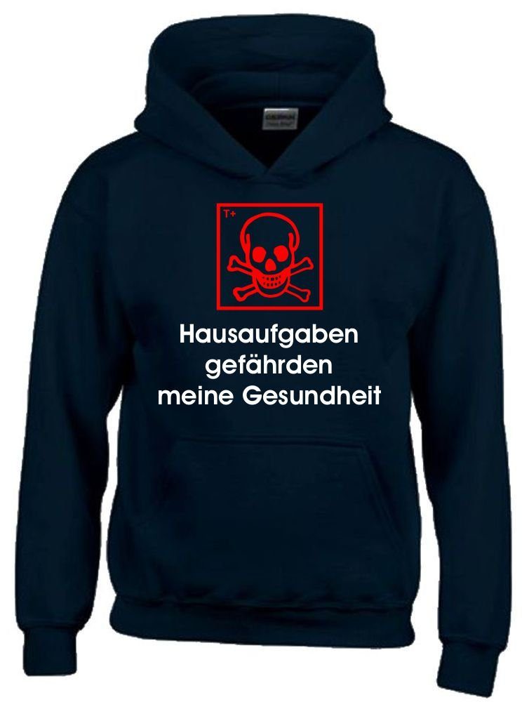 coole-fun-t-shirts Hoodie Hausaufgaben gefährden Meine Gesundheit günstig online kaufen