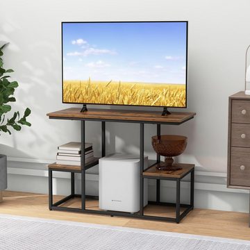 KOMFOTTEU TV-Regal, Konsolentisch bis zu 50 Zoll, 108 x 40 x 65 cm
