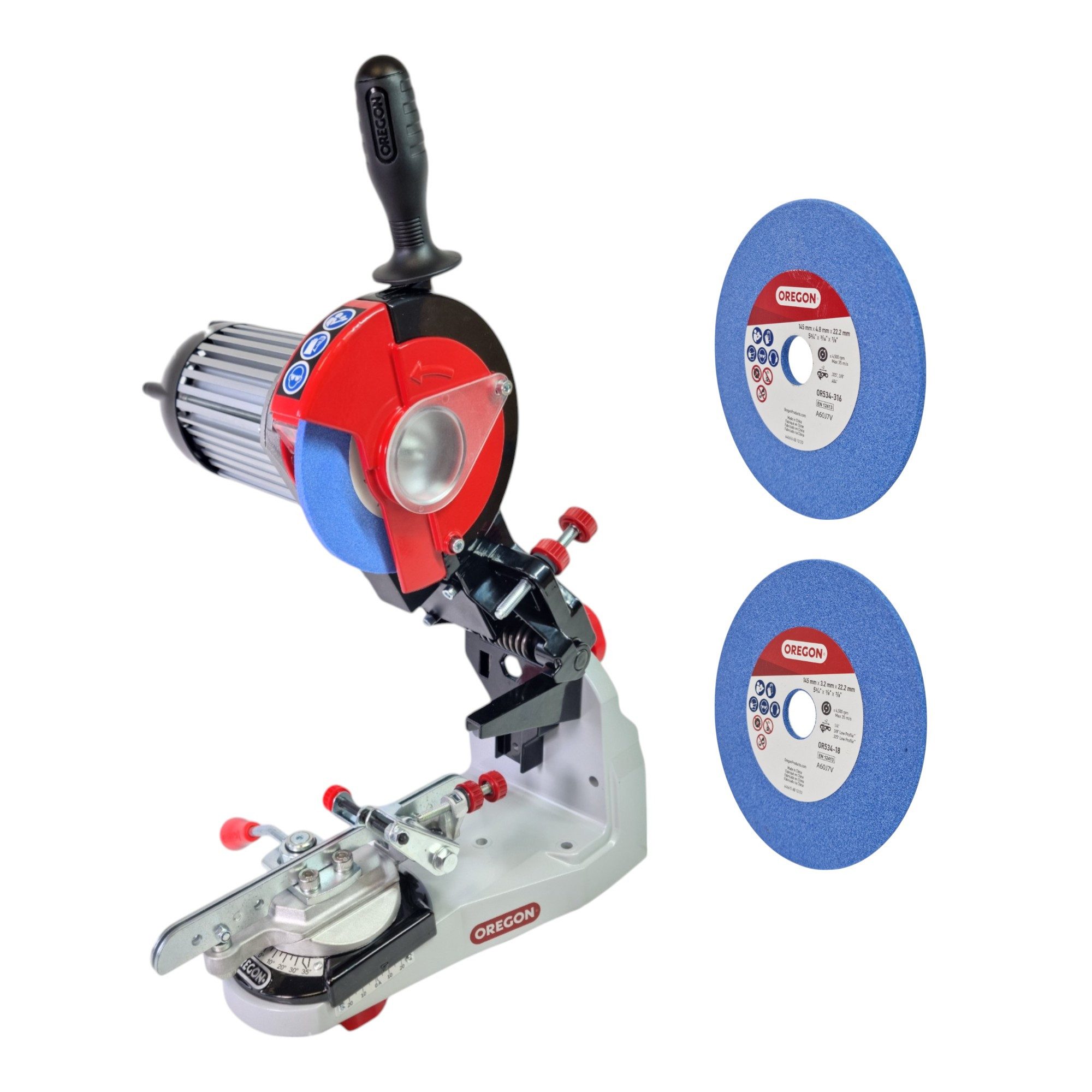 Oregon Doppelschleifer 520-230 Kettenschleifgerät 214 Watt 145 mm für Sägeketten Serie 520