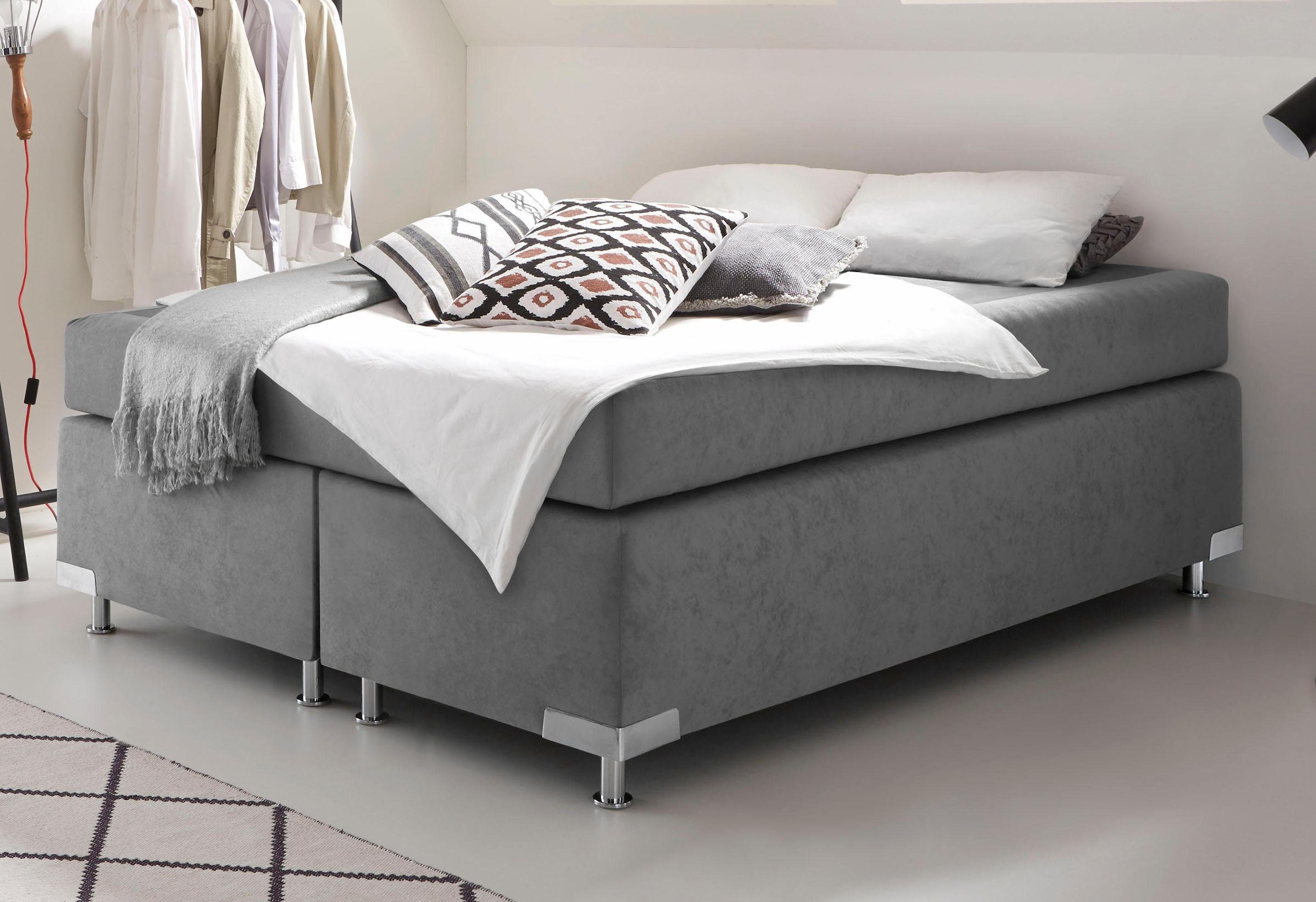 Westfalia Schlafkomfort Boxspringbett Holland, ohne Kopfteil, günstig online kaufen
