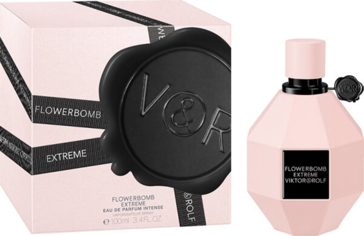 Viktor & Rolf Eau de Parfum Flowerbomb Extreme Intense, Luxuriöser, neu designter Flakon in Mattrosa