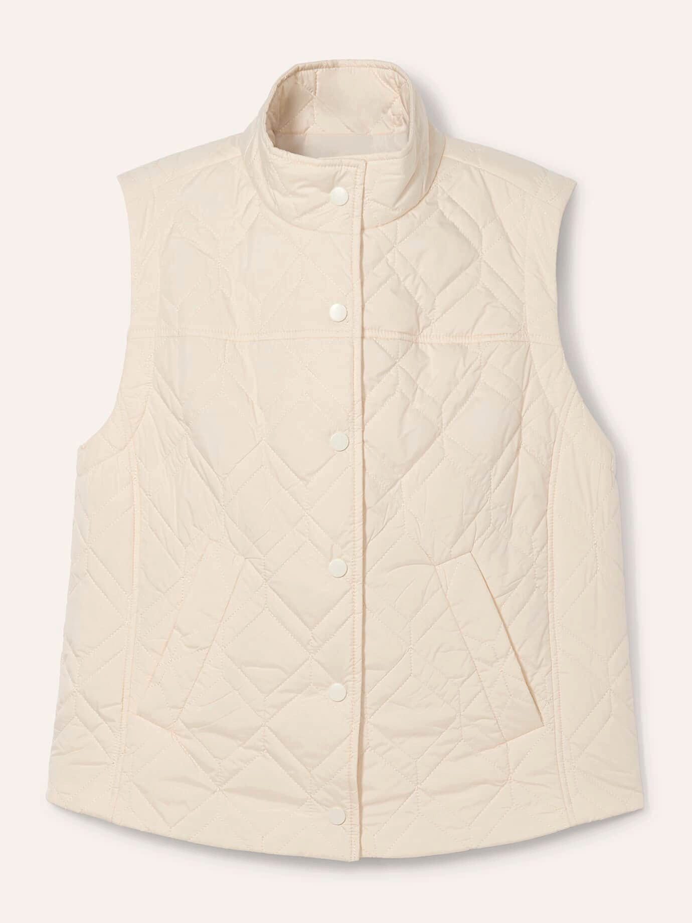 Walbusch Steppweste Damen Steppweste mit Druckknöpfen Stehkragen, modern, wasserabweisend – Bild 2 von 4