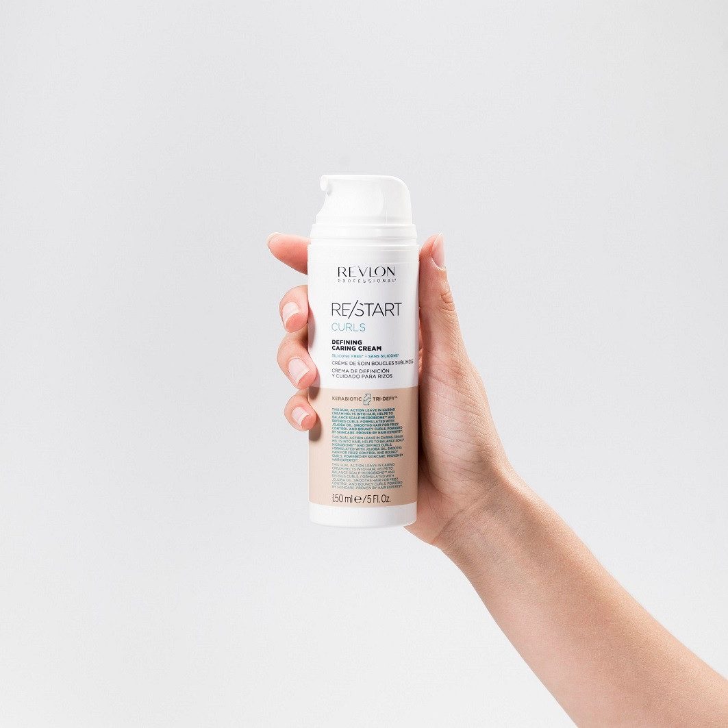 REVLON PROFESSIONAL Haarcreme RE/START CURLS DEFINING CARING CREAM, Leave-in-Creme sorgt für Definition von lockigem, oder gewelltem Haar.
