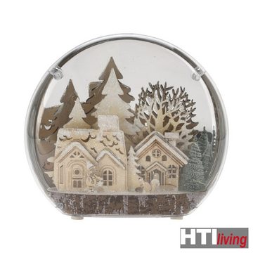 HTI-Living Weihnachtsfigur Weihnachtsdeko Kuppel, LED Schneemann/Eichhörnchen