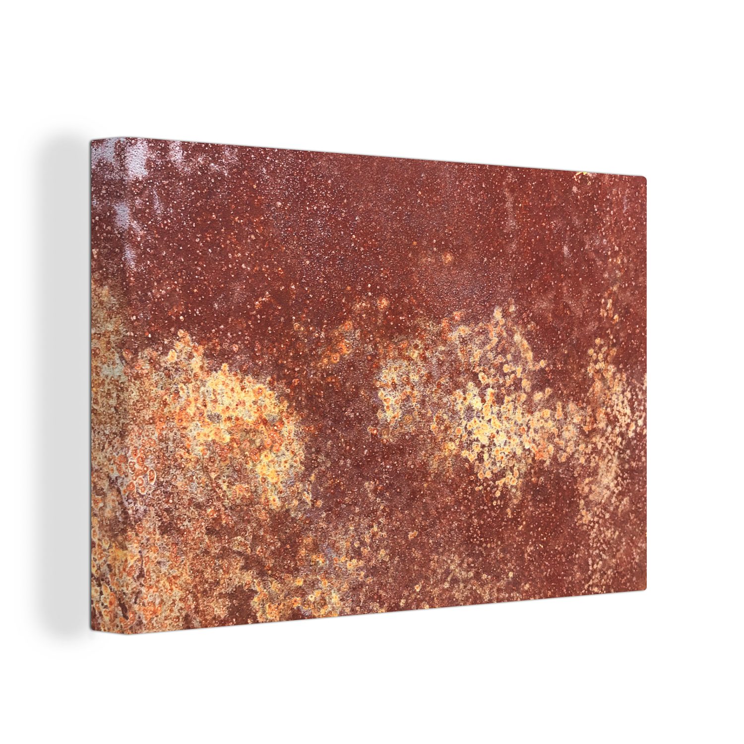 OneMillionCanvasses® Leinwandbild Rost - Rot - günstig online kaufen