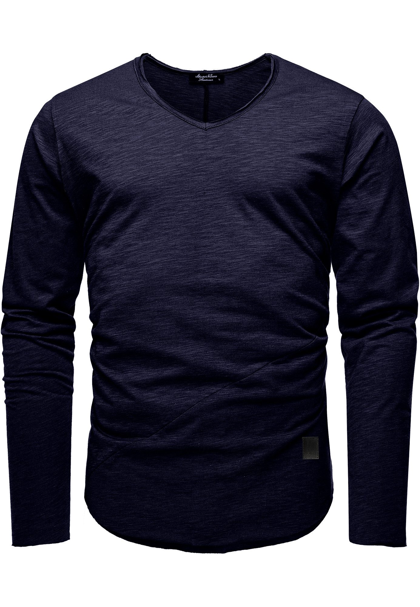 Amaci&Sons T-Shirt NEWARK Langarmshirt günstig online kaufen