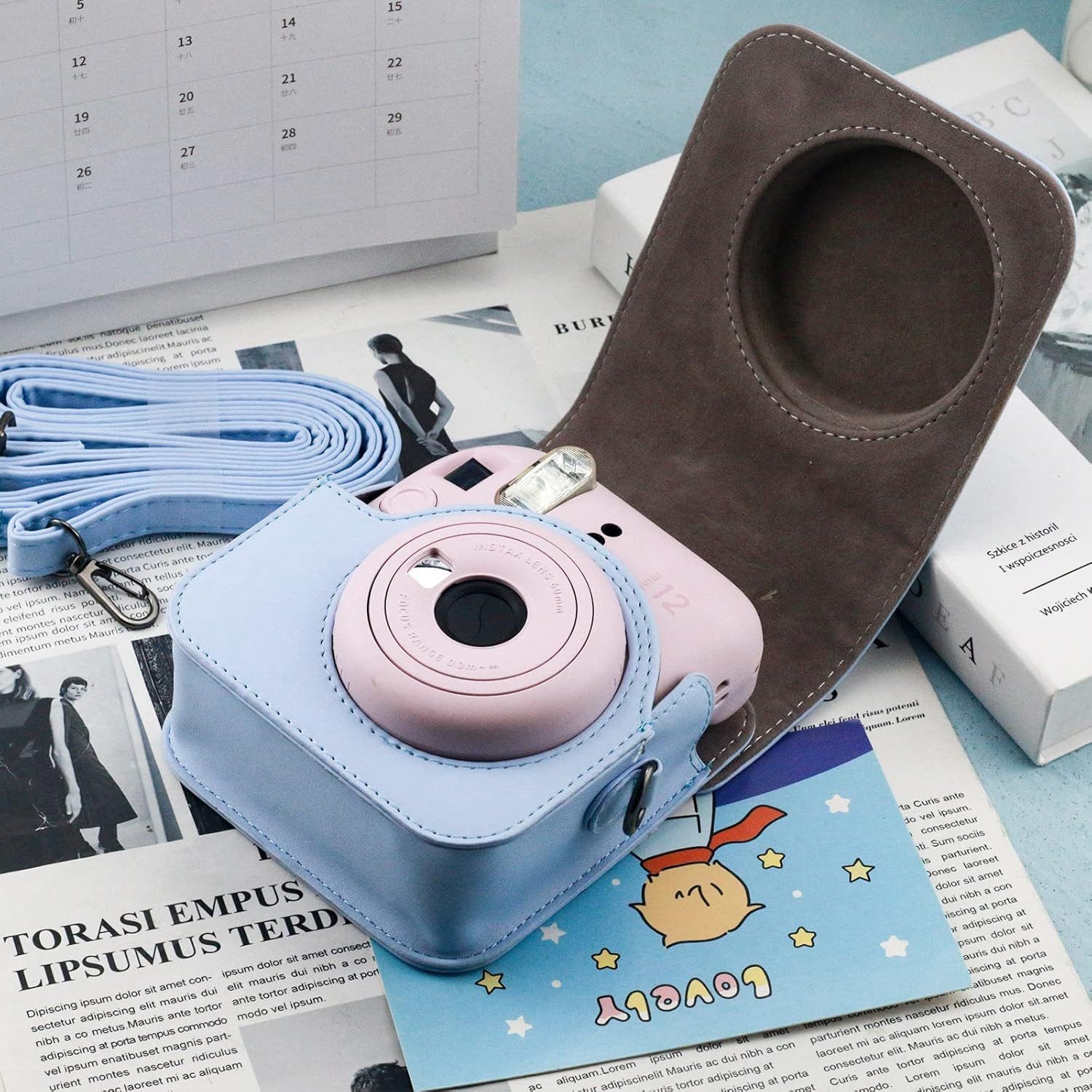 FELIXLEO Kameratasche Fujifilm Instax Mini 12 Instant Camera Case with 256 Pockets Photo – Bild 5 von 5