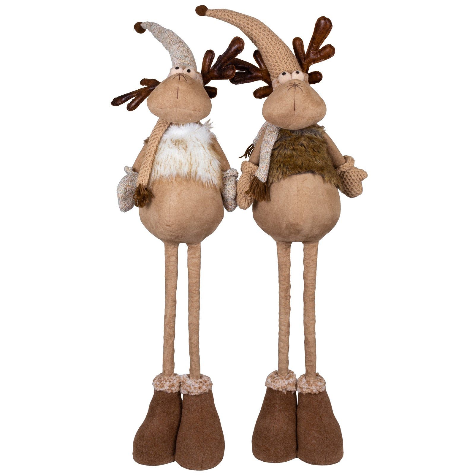 Christmas Paradise Weihnachtsfigur XL Elch 56-75 cm (96-115 cm) (Rentier, 2 günstig online kaufen