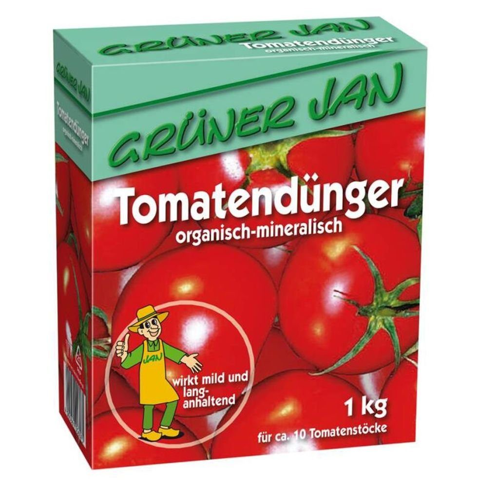 Grüner Jan Pflanzendünger 10x1kg Grüner Jan Tomatendünger organisch-mineralisch mild & anhaltend