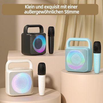 Novzep Tragbare Karaoke-Maschine, Bluetooth-Lautsprecher Karaoke-Maschine