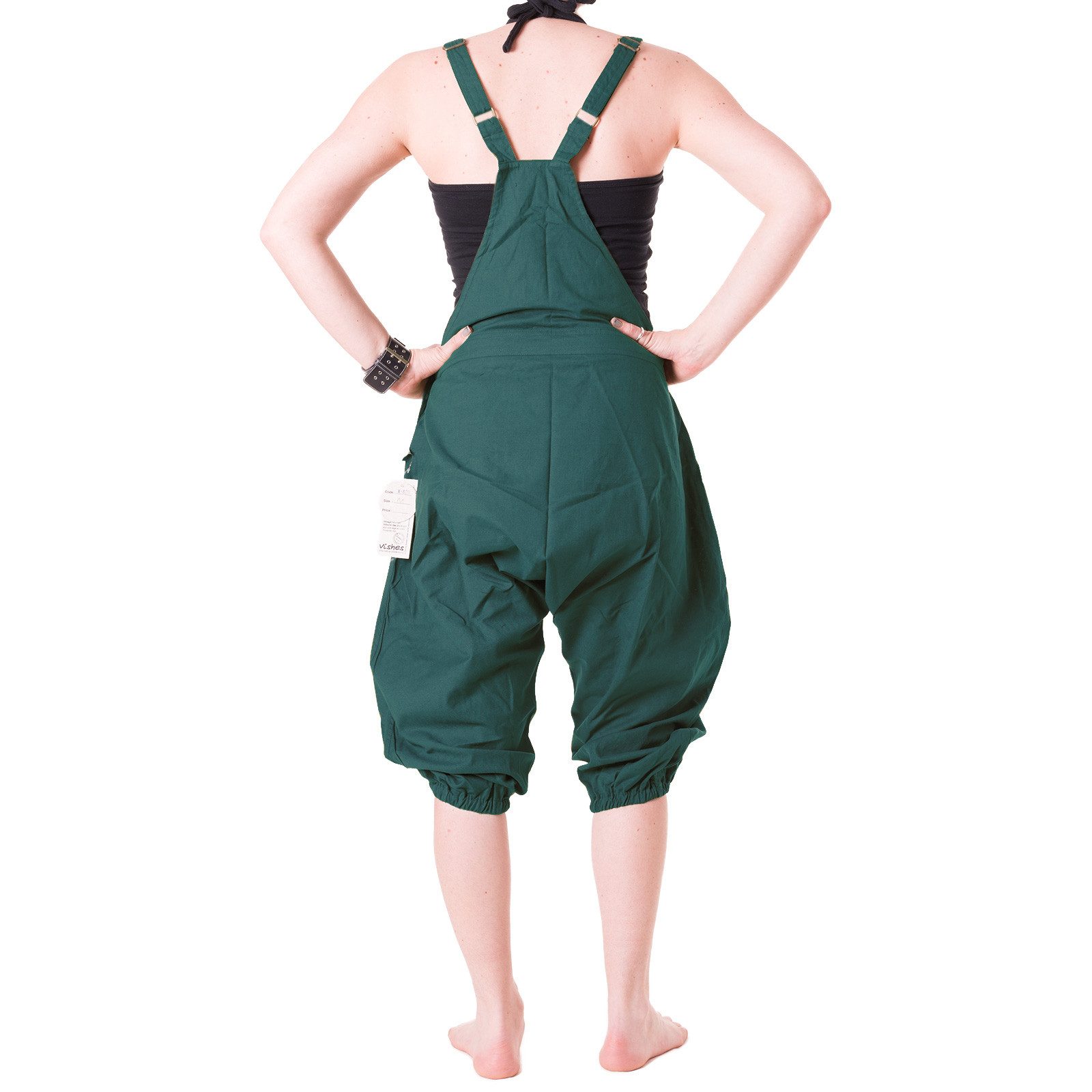 Vishes Latzhose Kurze Harems Latzhose aus günstig online kaufen
