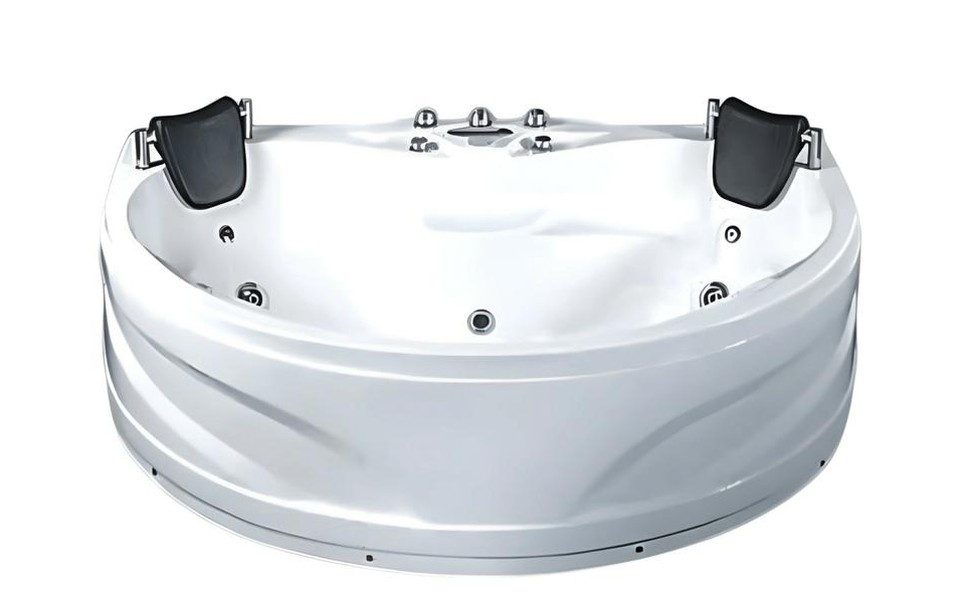 Xlmoebel Whirlpool-Badewanne XLMOEBEL Hydromassage Badewanne in Weiß, freistehend, modern, Made in Europa
