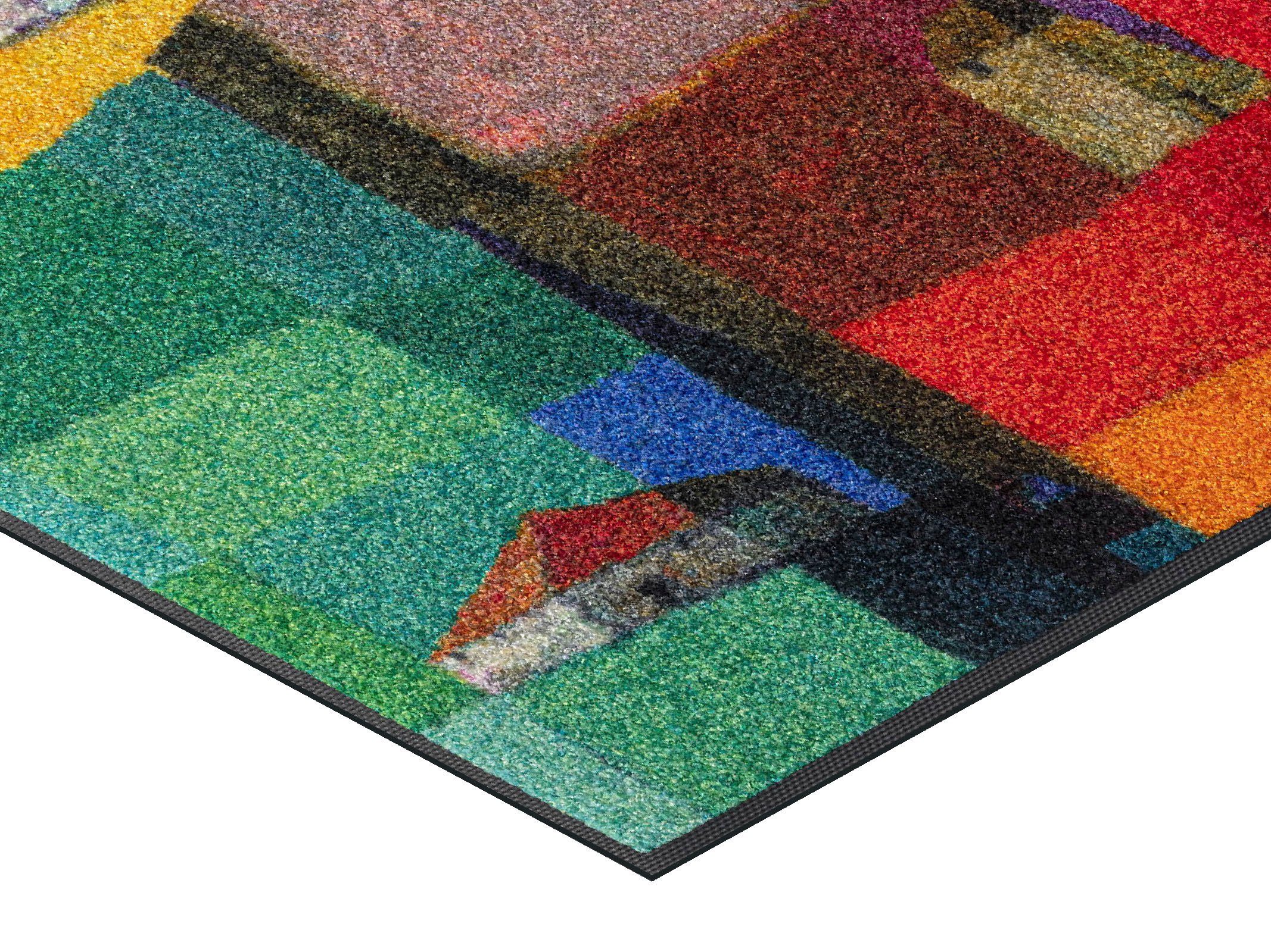 Fußmatte Venetien, wash+dry by Kleen-Tex, geeignet, 7 waschbar Höhe: mm, Schmutzfangmatte, rechteckig, Outdoor In- und rutschhemmend