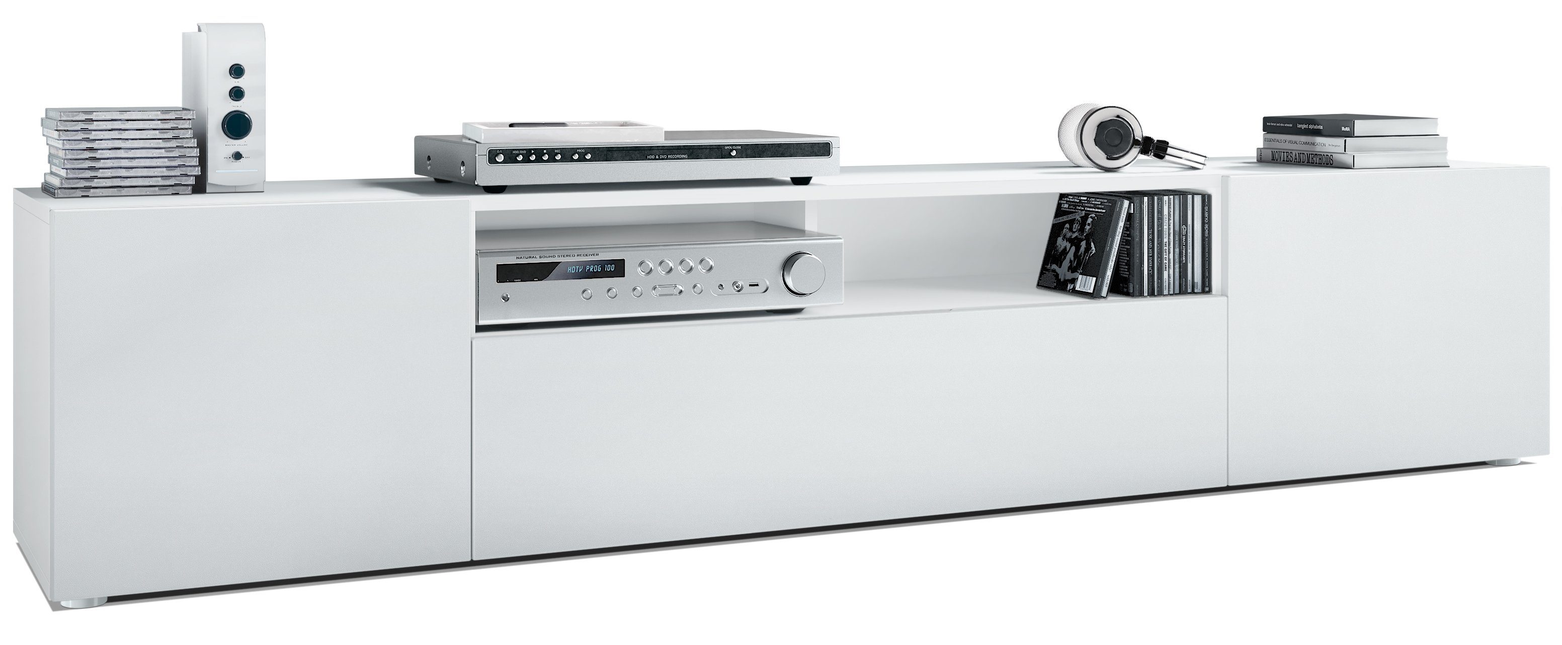 Vladon Lowboard Mogan (TV-Kommode, mit 2 günstig online kaufen