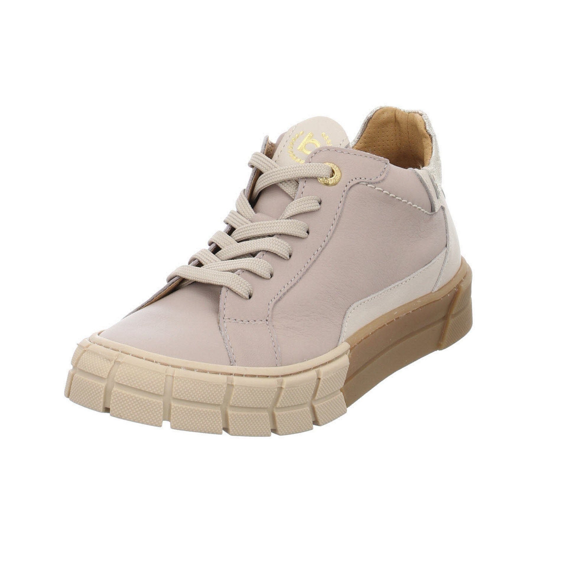 bugatti Damen grey Tia Glattleder Schnürschuh beige/light Schnürschuh Schnürhalbschuhe