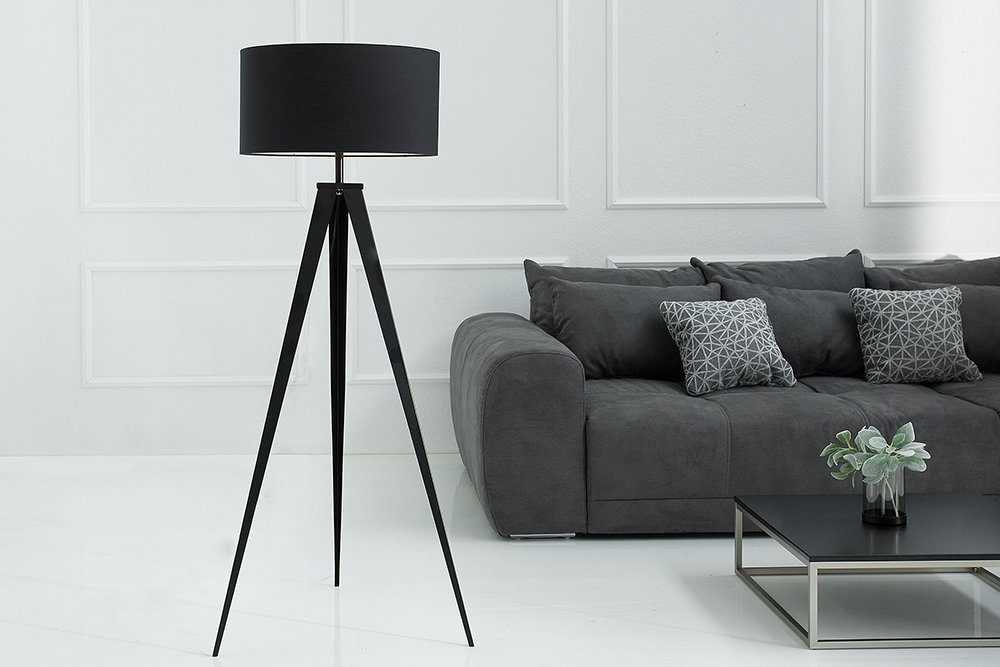 riess-ambiente Stehlampe TRIPOD 142cm schwarz, ohne günstig online kaufen