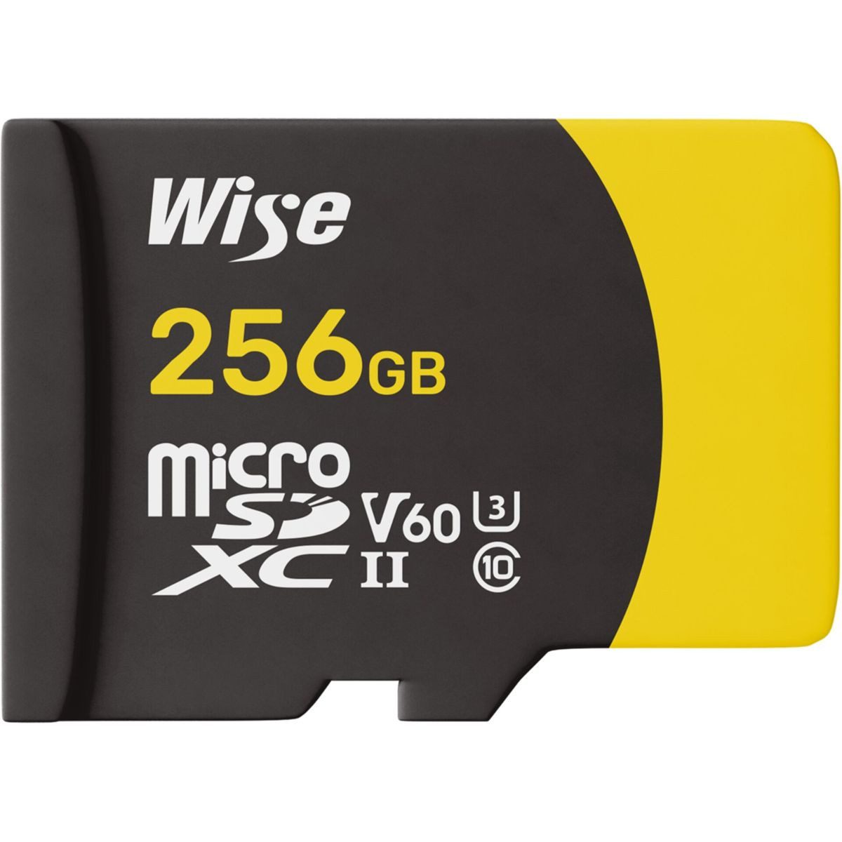 Wise microSDXC UHS-II V60 256GB R:290MBs / W:150MBs Micro SD-Karte