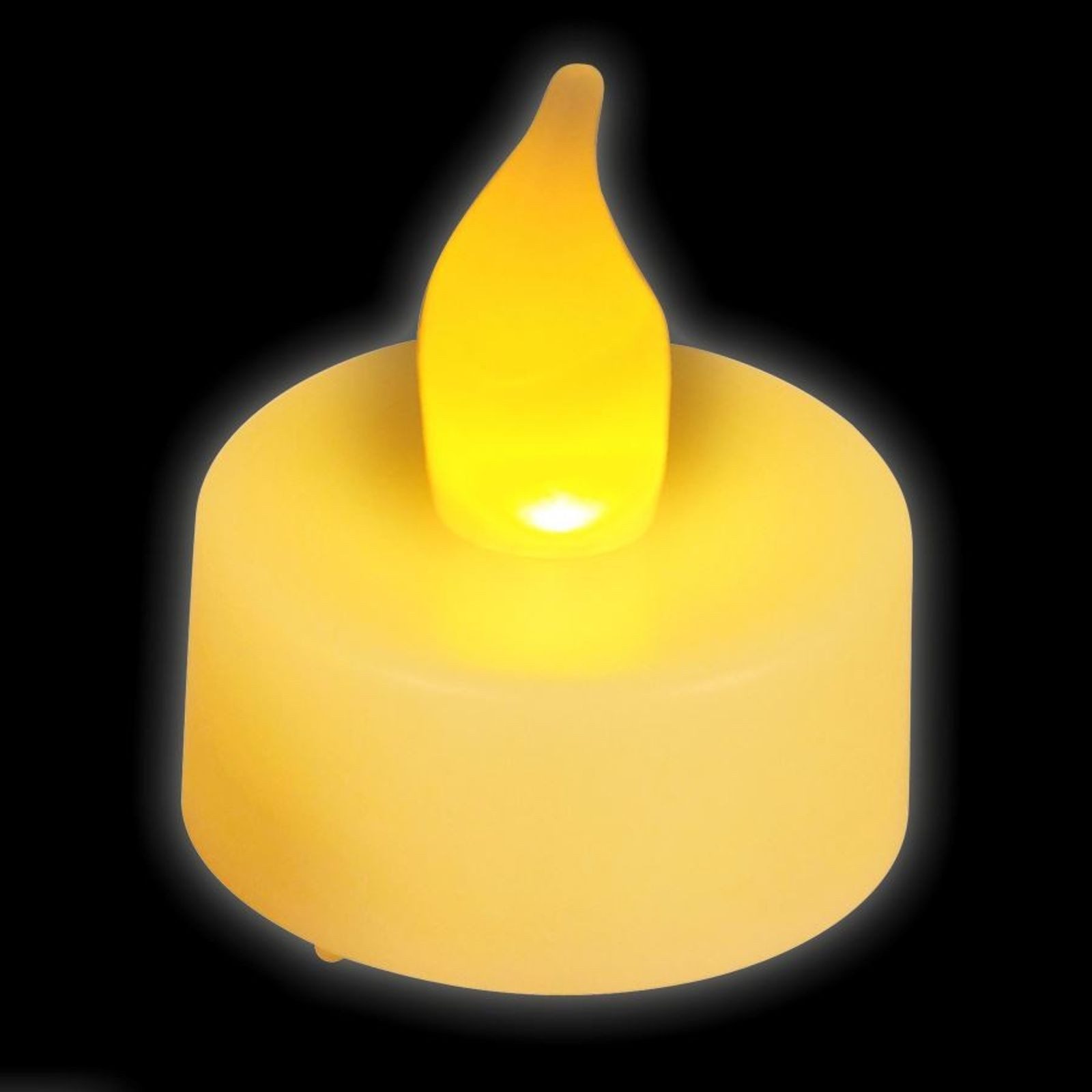 BURI Kugelleuchte LED-Teelichter 8er-Set + Batterien Dekolicht Kerze elektrische Teelich