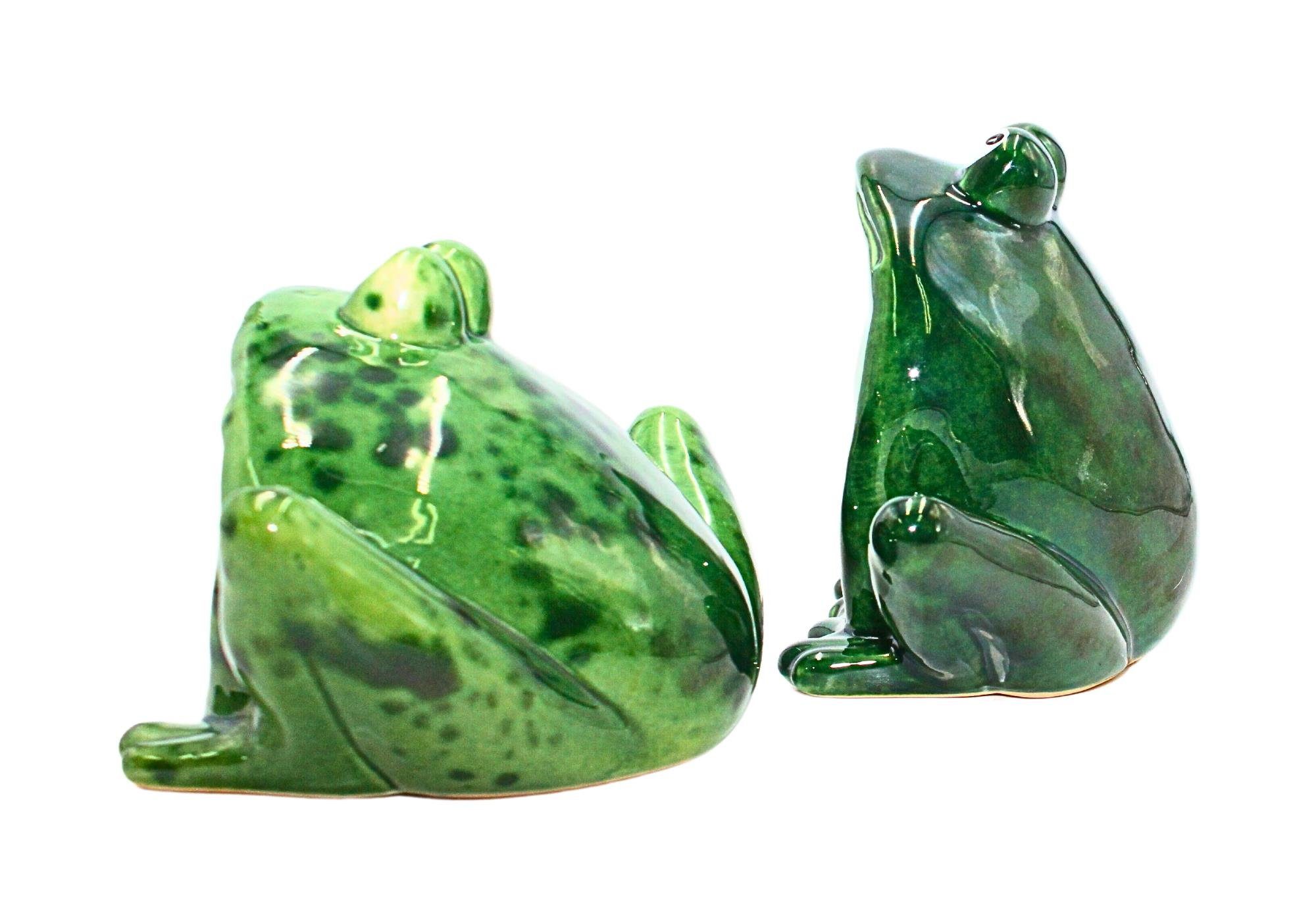 Dekohelden24 Gartenfigur Deko-Frösche sitzend im 2er günstig online kaufen