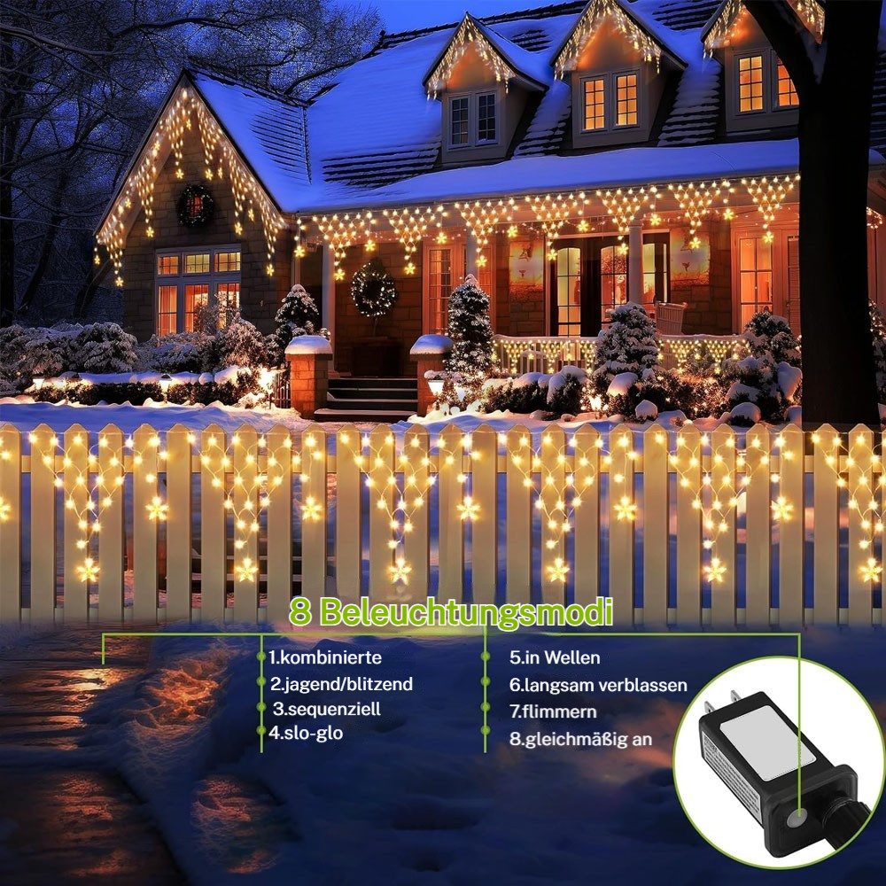 PRIISF LED-Lichterkette LED Weihnachten Beleuchtung Deko günstig online kaufen