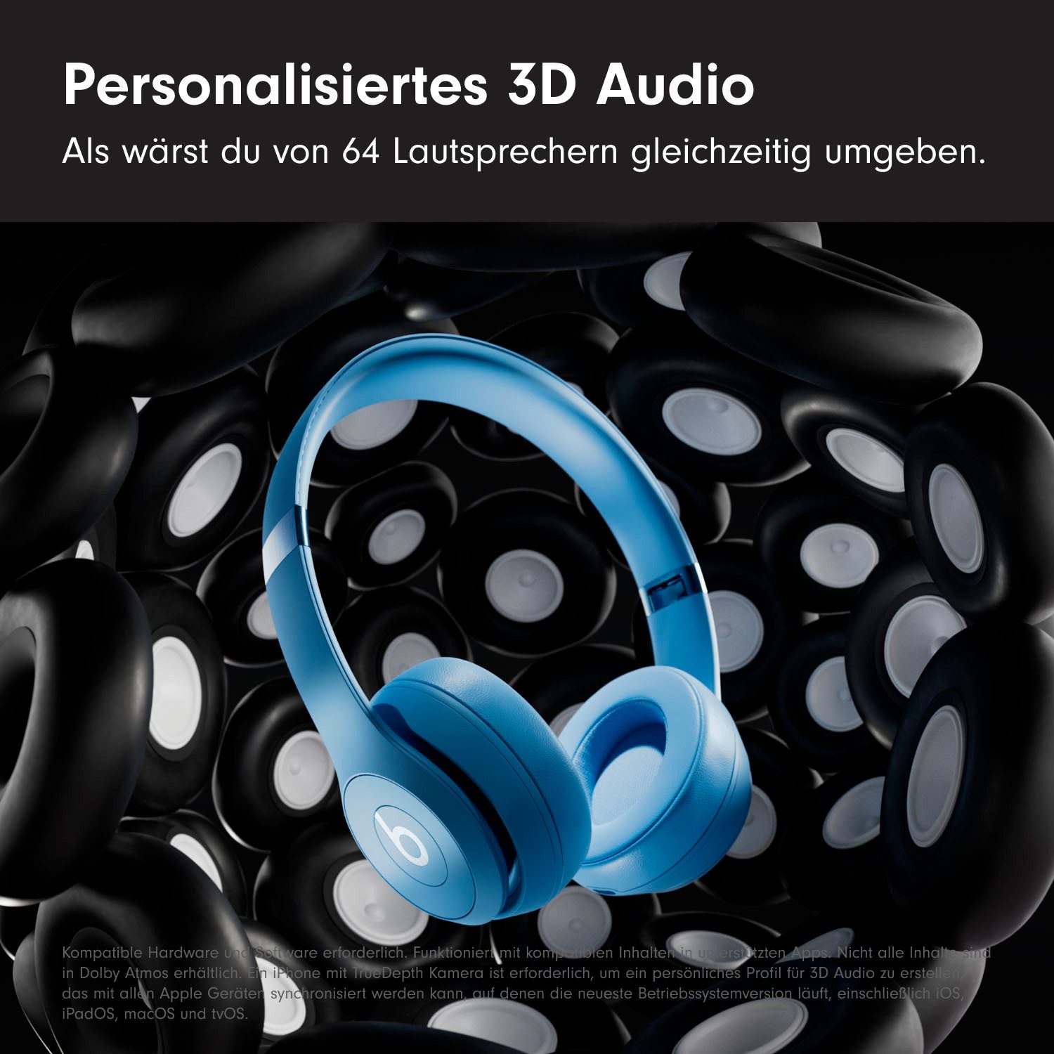 Beats by Dr. Dre Solo 4 On-Ear-Kopfhörer (Freisprechfunktion, Geräuschisolierung, Google Now, Sprachsteuerung, kompatibel mit Siri, Bluetooth)