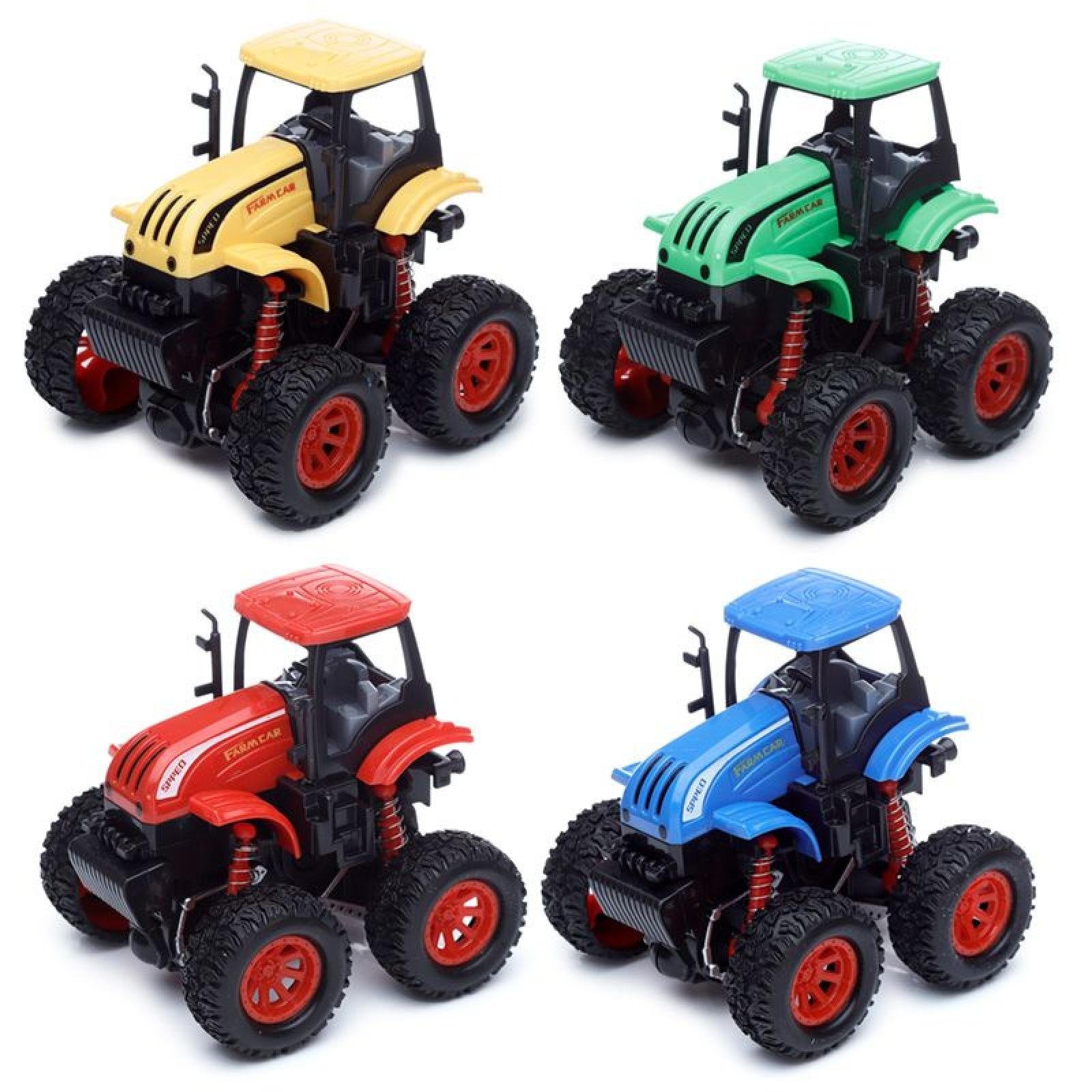Puckator Spielzeug-Auto Traktor 4x4 rotierendes Stunt Monster LKW Spielzeug  (pro Stück)
