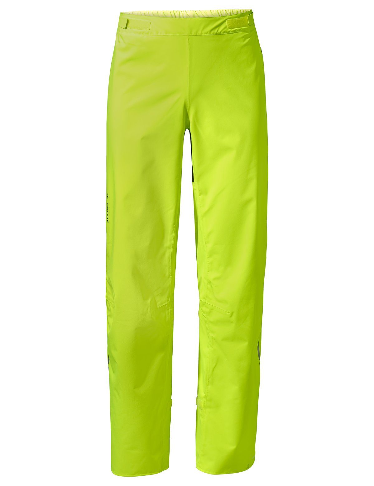 VAUDE Funktionshose Men's Moab Rain Grüner yellow neon Pants (1-tlg) Knopf
