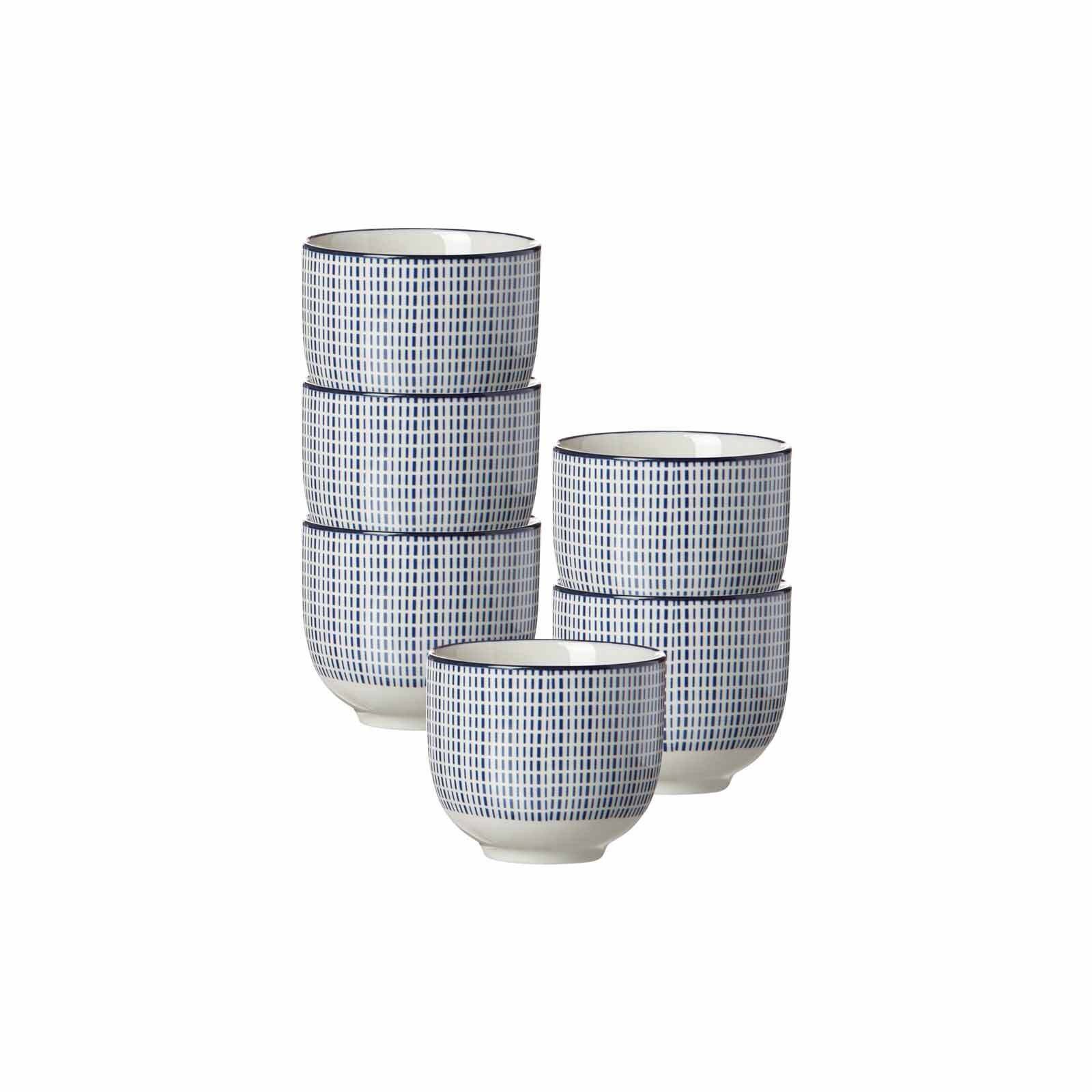 Ritzenhoff & Breker Tasse Royal Makoto Teebecher 150 ml 6er Set, 6-tlg., Porzellan
