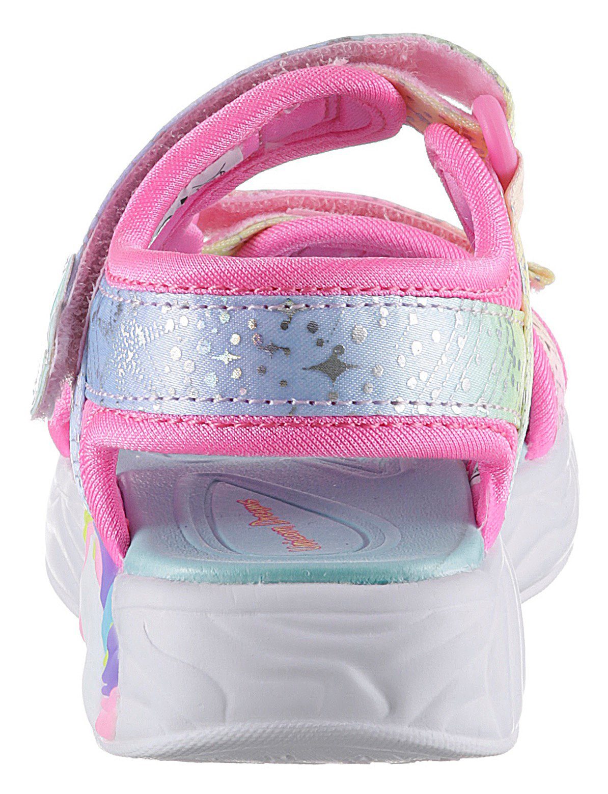 BLISS Skechers Sandale Schritt Kids DREAMS pink-kombiniert MAJESTIC SANDAL bei jedem leuchtet UNICORN