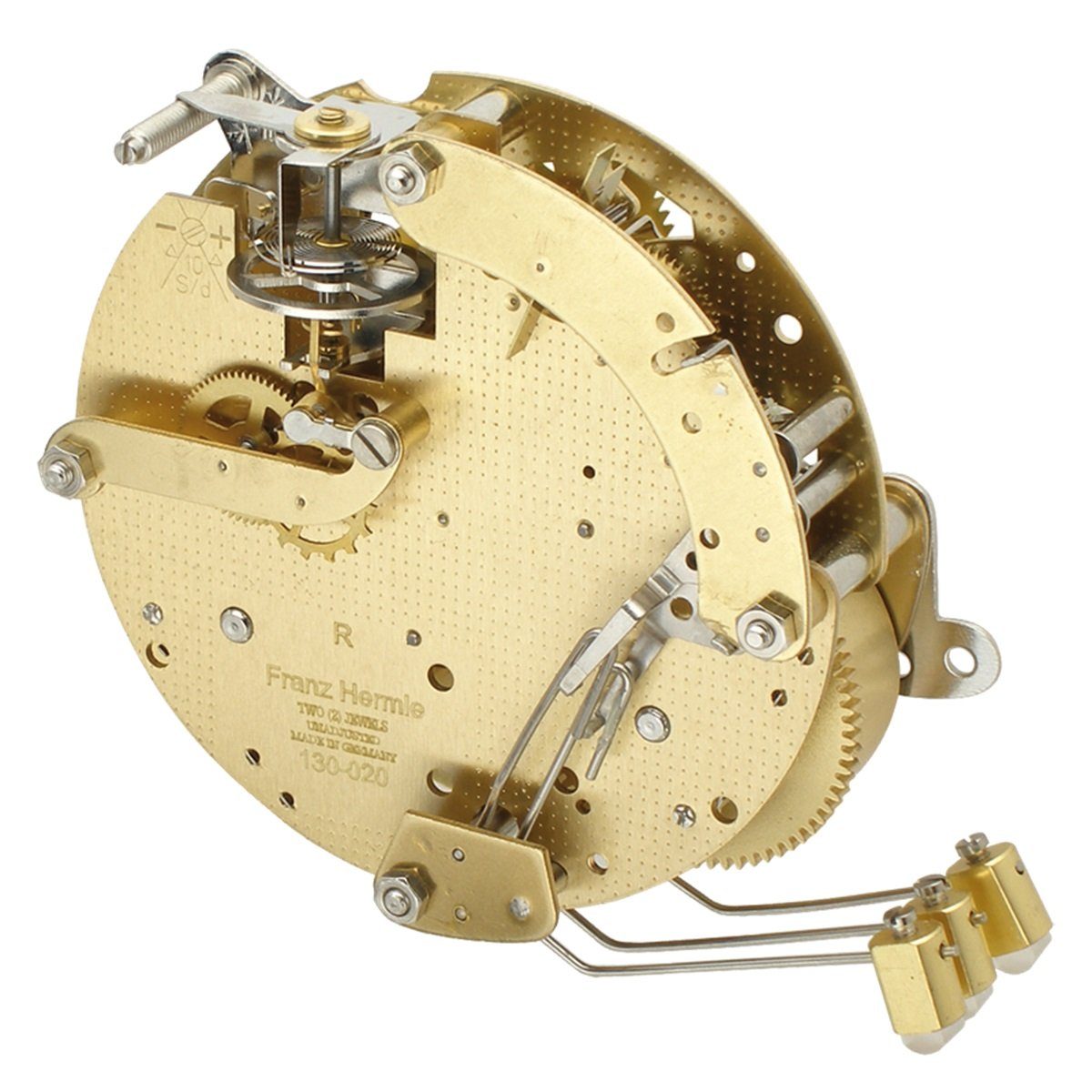 Hermle Tischuhr Retro Design mechansich 8-Tage 1/2 Stunden Schlag nicht abstellbar