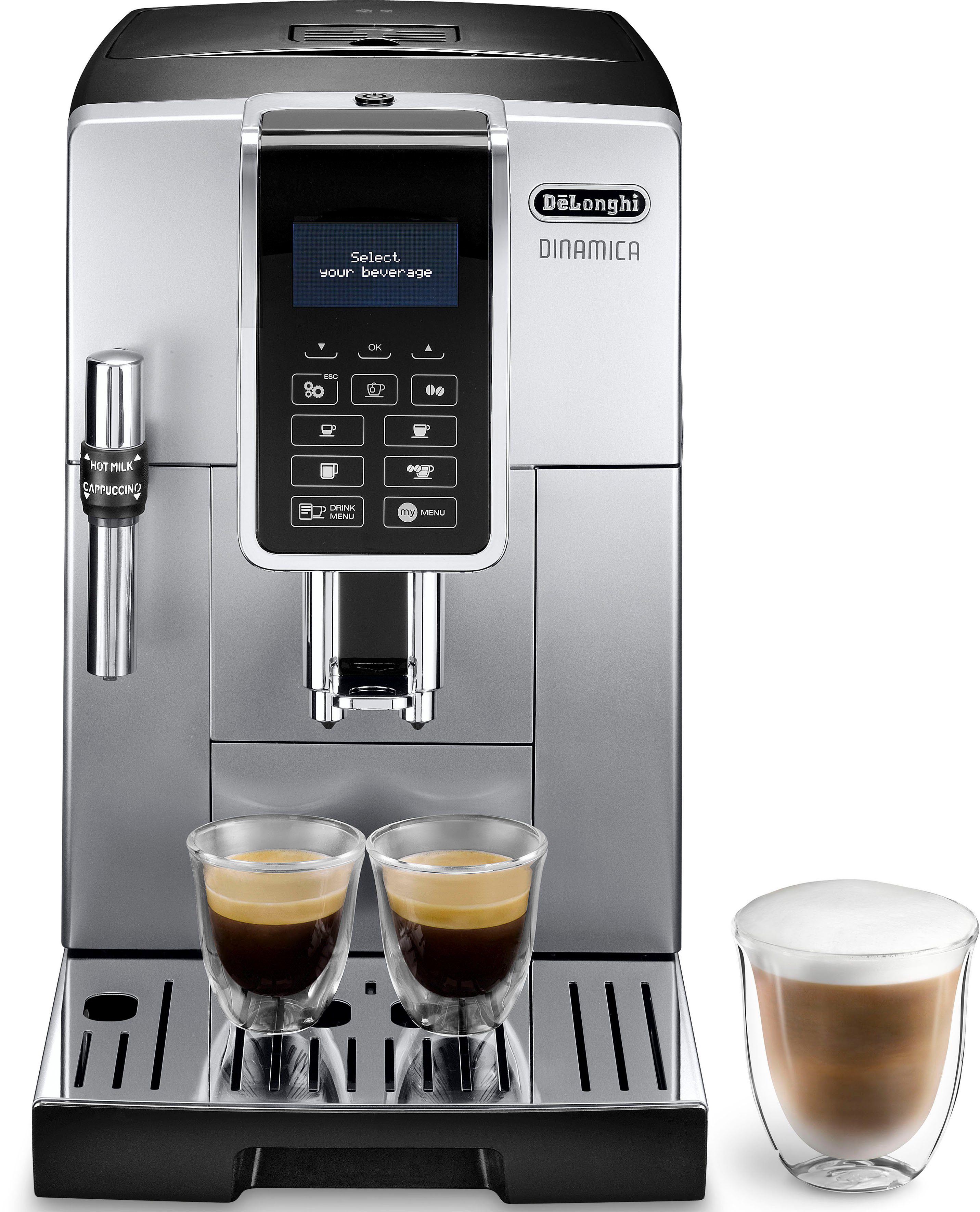 De'Longhi Kaffeevollautomat Dinamica ECAM 350.35.SB, Sensor-Bedienfeld