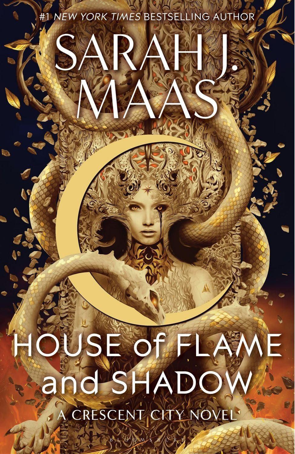 House of Flame and Shadow / Sarah J. Maas, The INTERNATIONAL BESTSELLER and the SMOULDERING third instalment in the Crescent City series