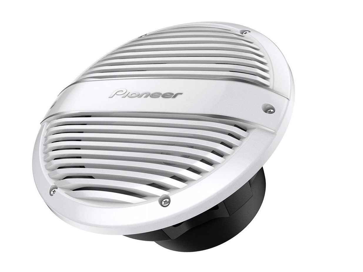 Pioneer TS-ME100WC Marinetauglicher 25 cm 10 Zoll Subwoofer (900 W) Weiss Auto-Subwoofer (300 W, max.: W 25 cm)