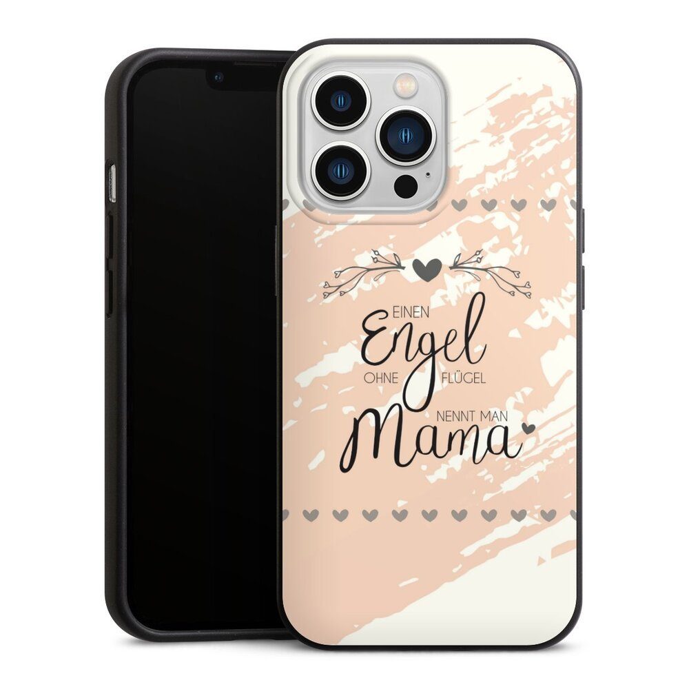 DeinDesign Handyhülle Muttertag Mama Spruch Engel Mama, Apple iPhone 13 Pro  Organic Case Bio Hülle Nachhaltige Handyhülle