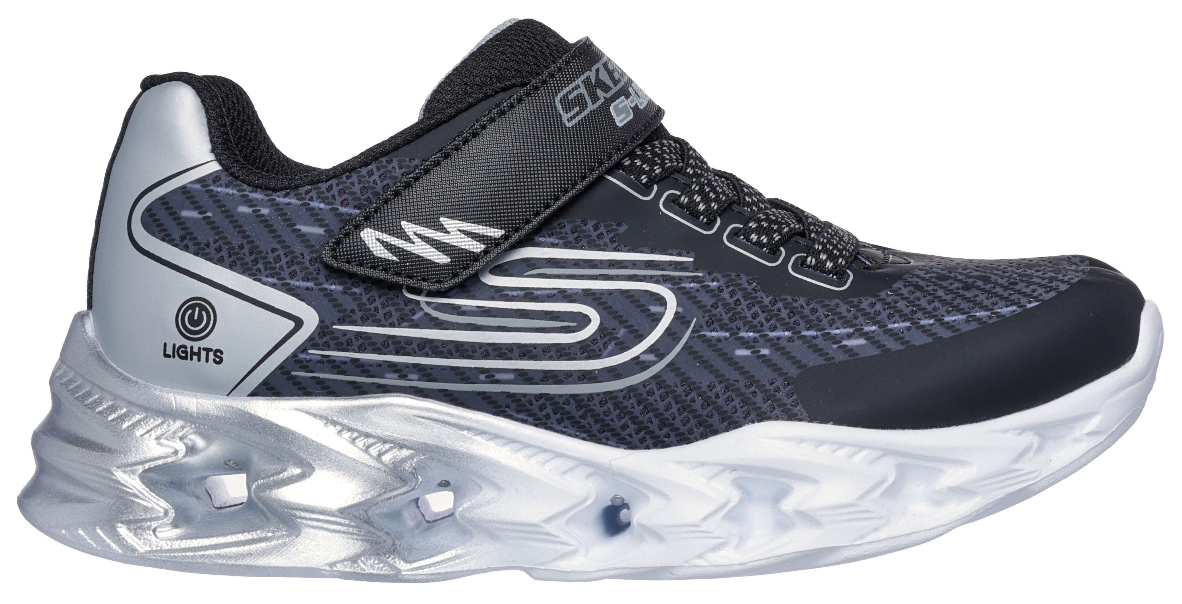 Skechers VORTEX 2.0 Sneaker Blinkschuh mit Klettverschluss, Größenschablone zum Download