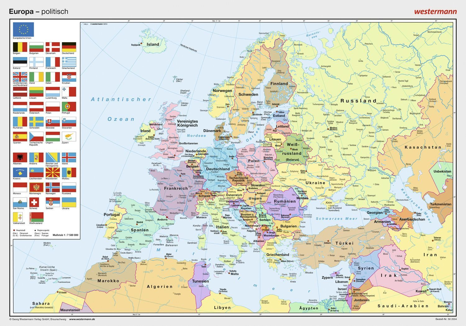 Posterkarten Geographie / diverse