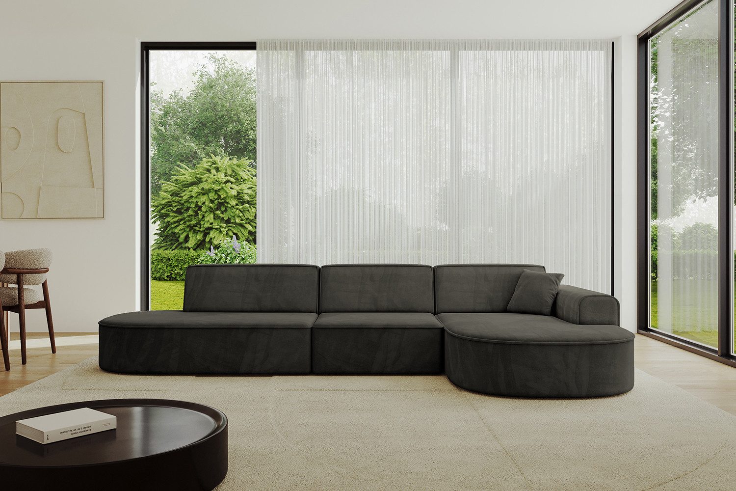ALTDECOR Ecksofa MARI-L2, Sofa Praktische Bequeme Funktionsecke Couch L-Form Eckcouch, Corner Sofa L-Form Vielseitige Sofa Wohnlandschaft Wohnzimmer