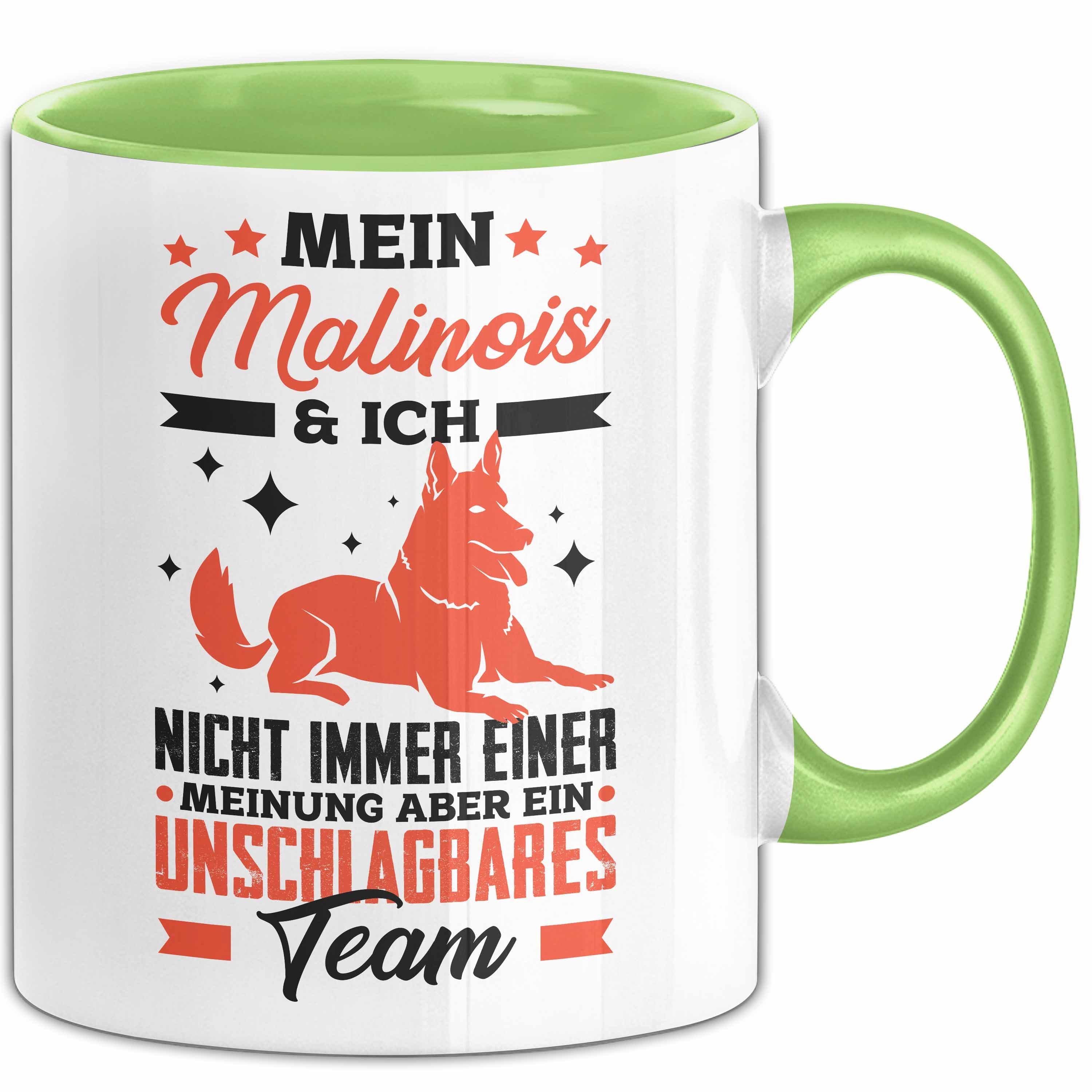 Tasse Malinois Tasse Geschenk Hundebesitzer Unschlagbares Team