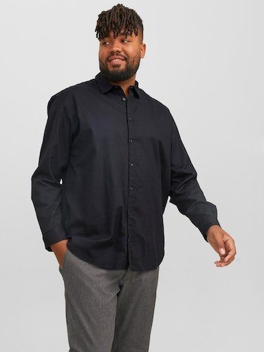 Jack & Jones PlusSize Karohemd JJEGINGHAM TWILL SHIRT L/S NOOS PLS