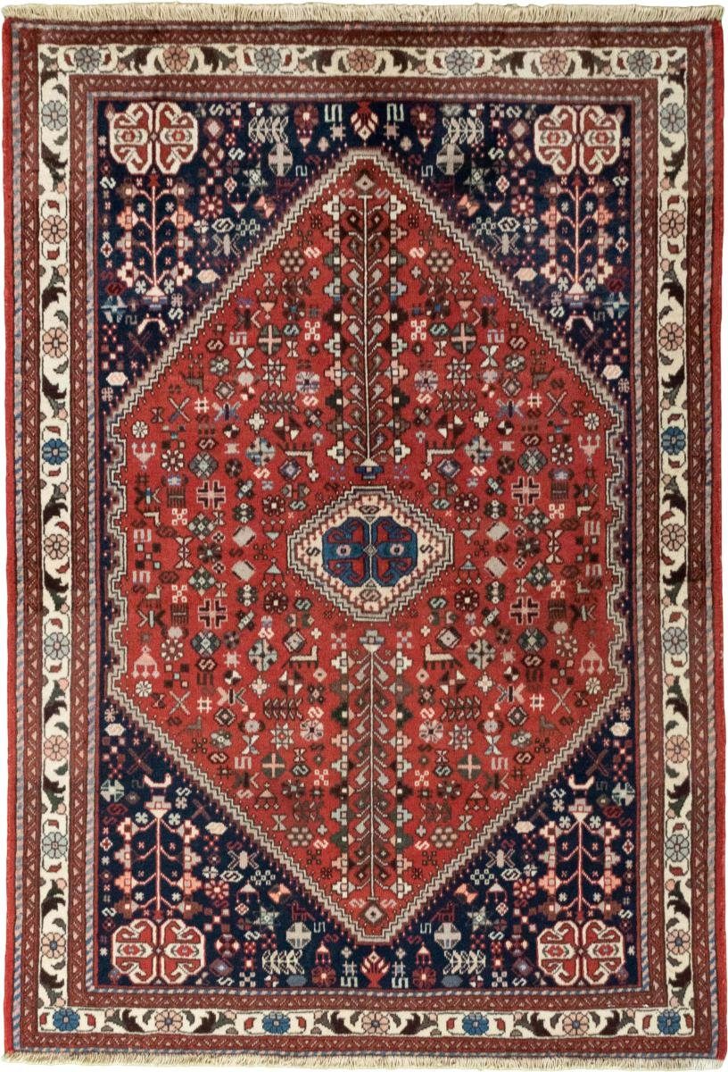 Orientteppich Abadeh 105x151 Handgeknüpfter Orientteppich / Perserteppich, Nain Trading, rechteckig, Höhe: 8 mm