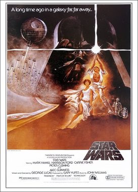 Star Wars Poster Star Wars Poster 6erSet Episode I, II, III, IV, V, VI 61 x